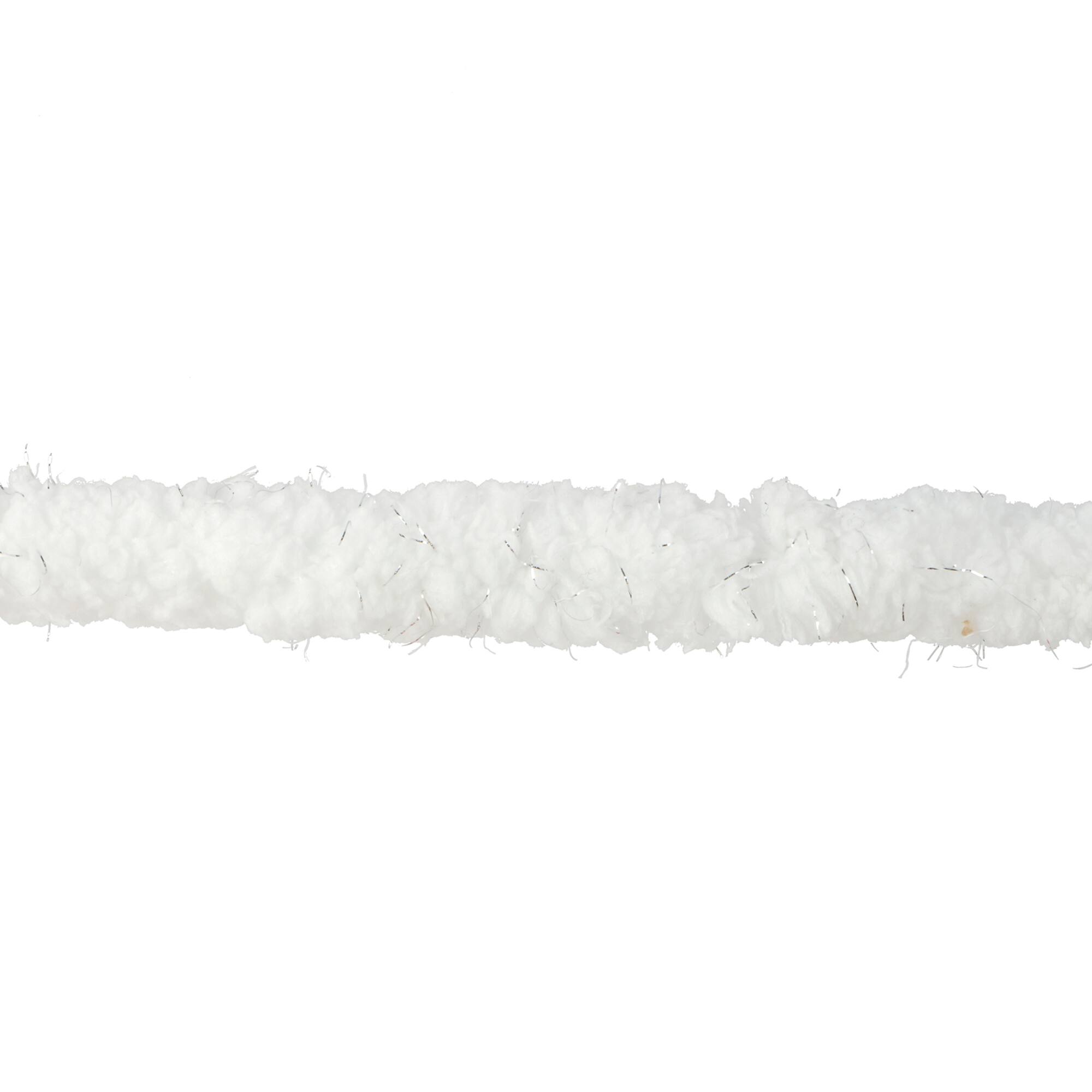 5/8" White & Silver Faux Fur Trim by Celebrate It®
